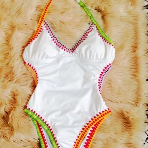 Bar III Weave It Monokini One-Piece Swimsuit